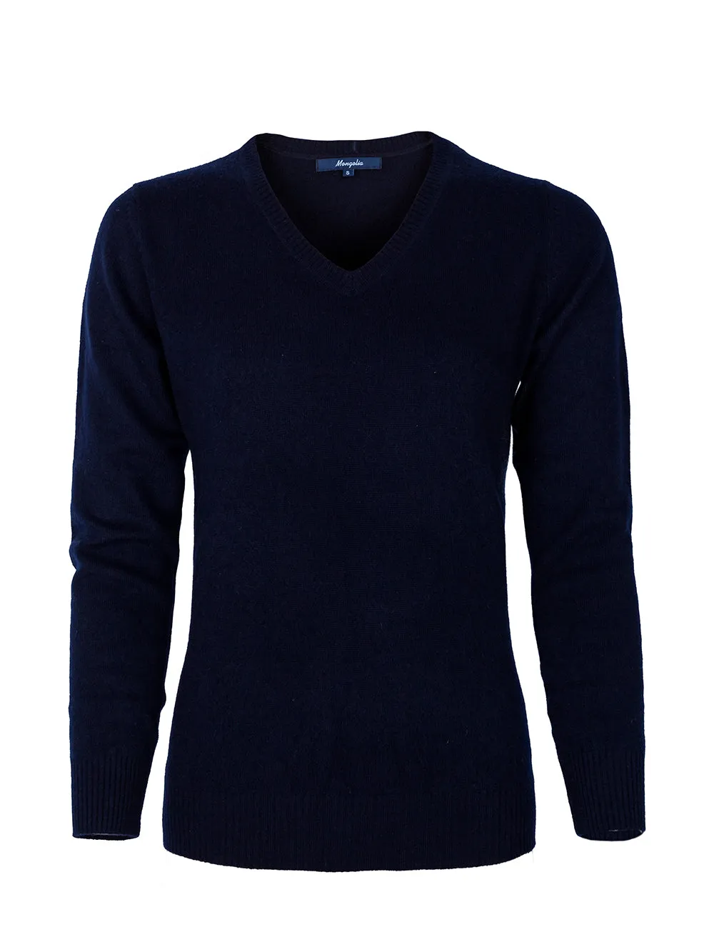 100% Mongolian Cashmere V Neck Sweater