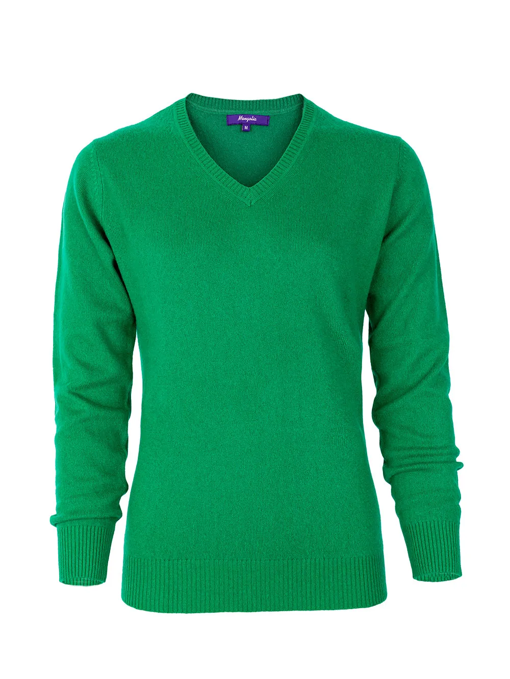 100% Mongolian Cashmere V Neck Sweater