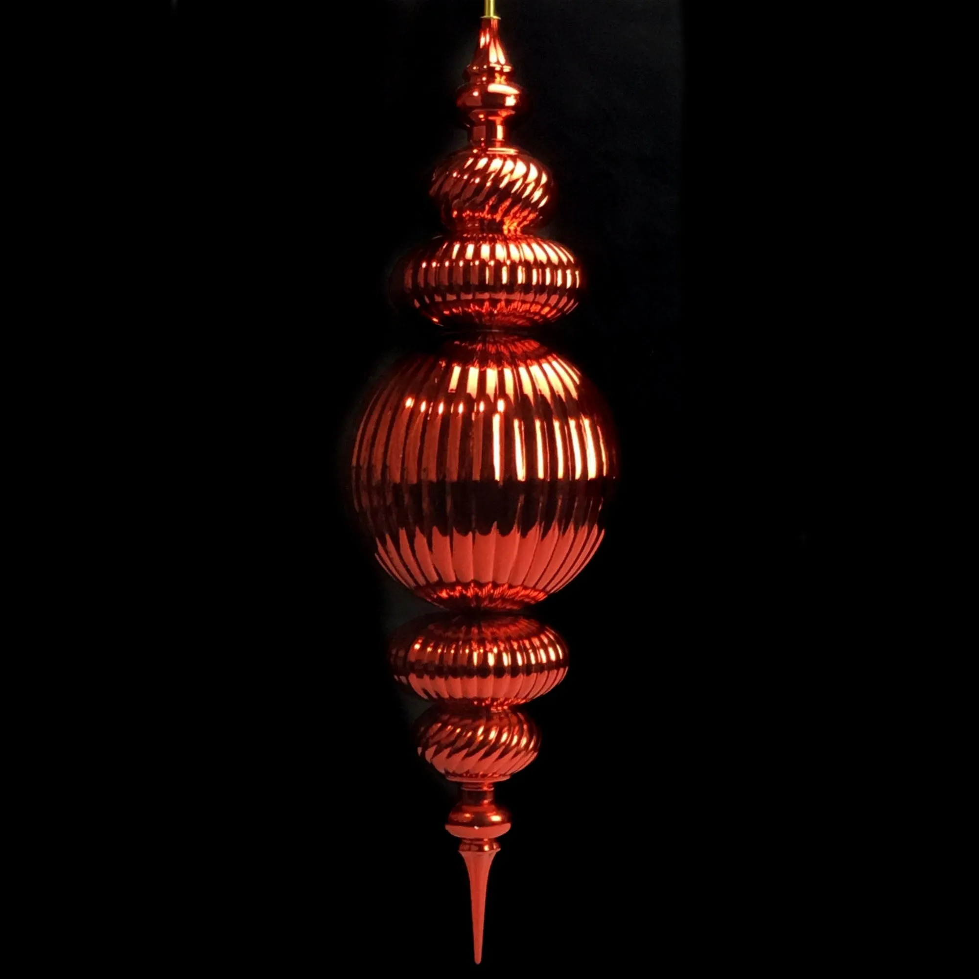 28" Red Ball Finial Ornament | XJ