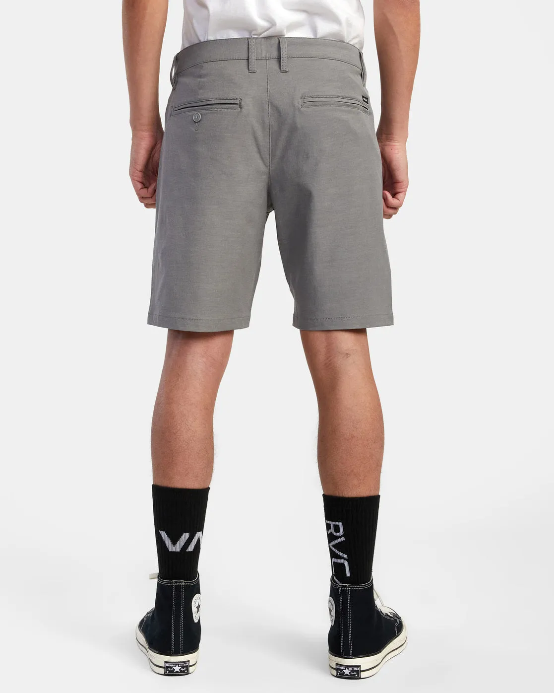 Back In Hybrid 19" Shorts - Athletic Heather