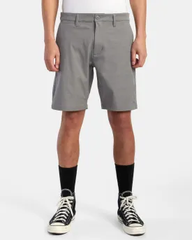 Back In Hybrid 19" Shorts - Athletic Heather