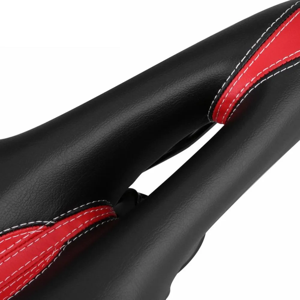 Bike Seat with Ergonomic Channel Shock Absorber and Soft Padding