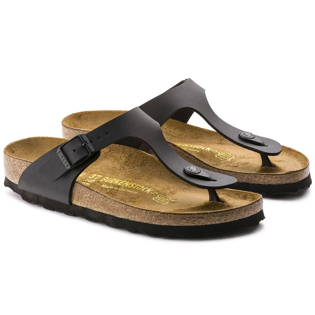 Birkenstock Women's Gizeh Black Birko-Flor