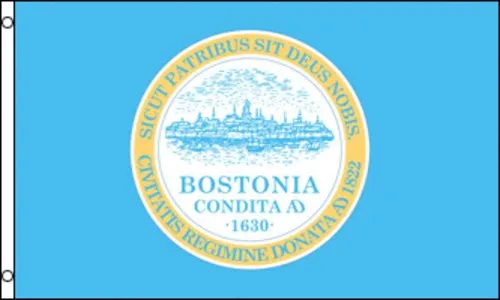 Boston Polyester Flag Banner Sign