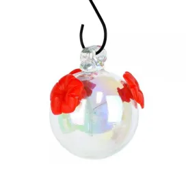 Bubble Glass Hummingbird Feeder