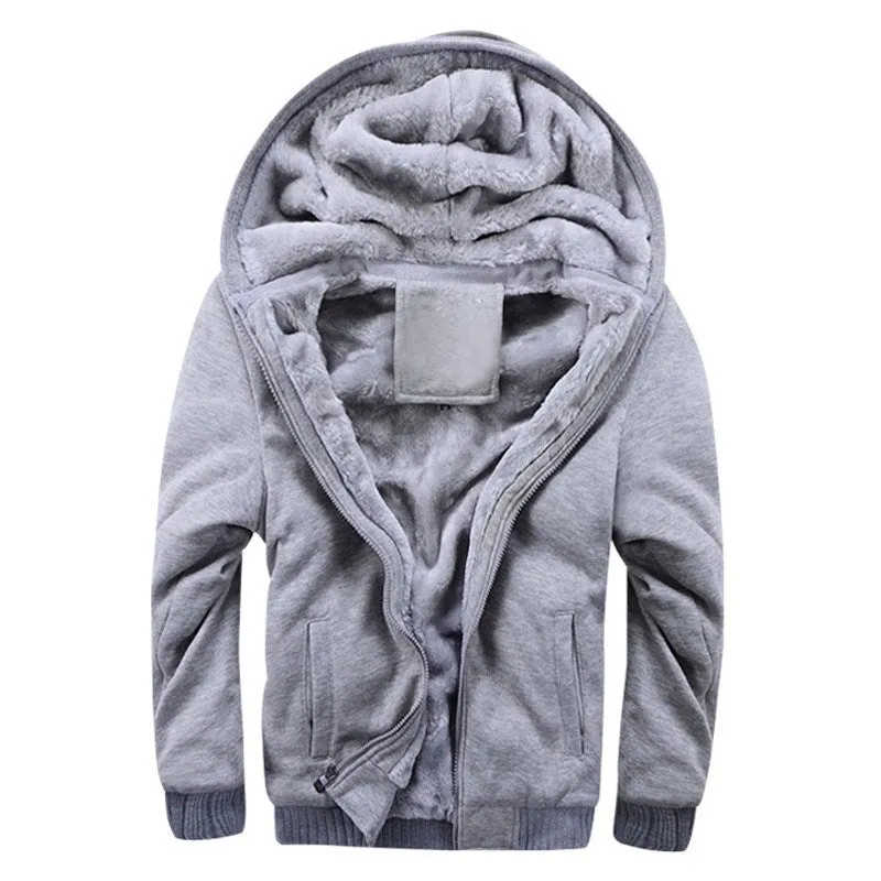 Casual sports polar fleece  hooded jacket