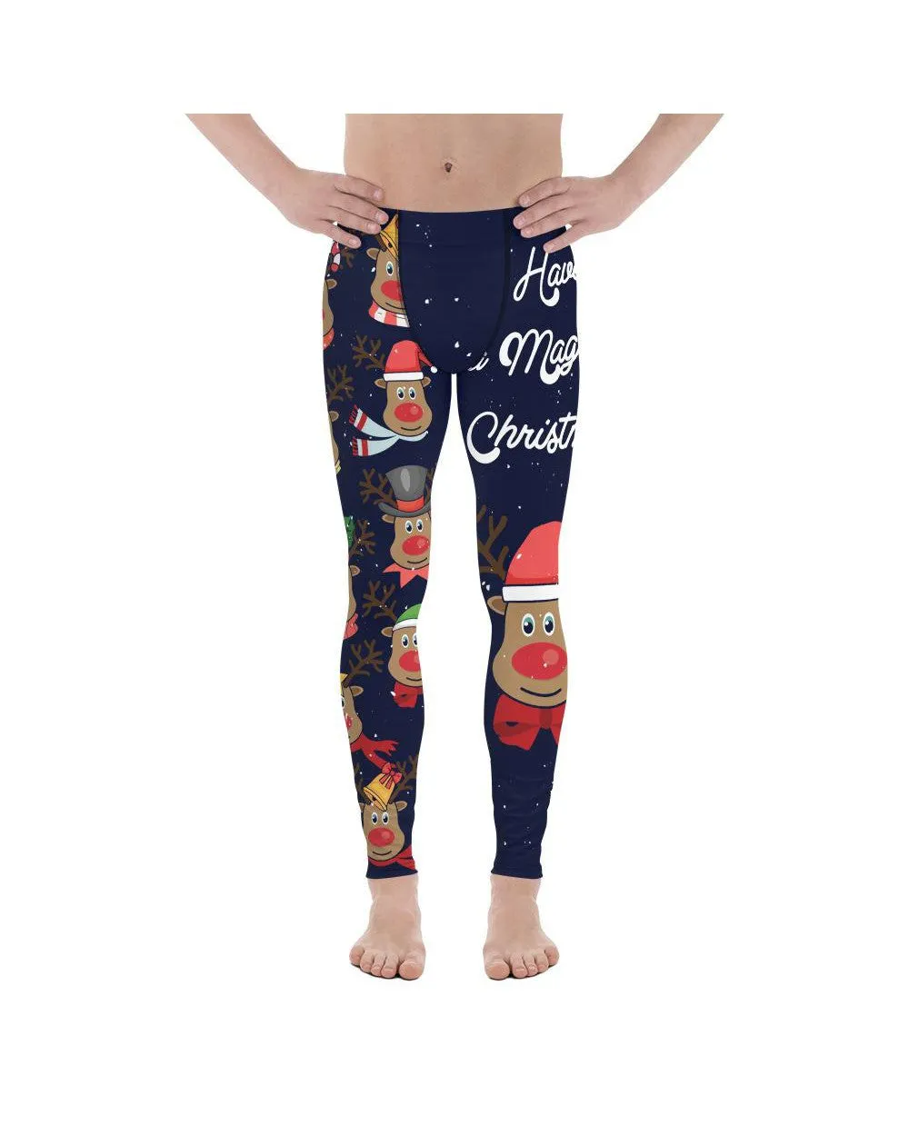 Christmas Reindeer Heads Meggings