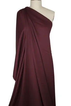 Classic Wool Crepe - Vino Rosso