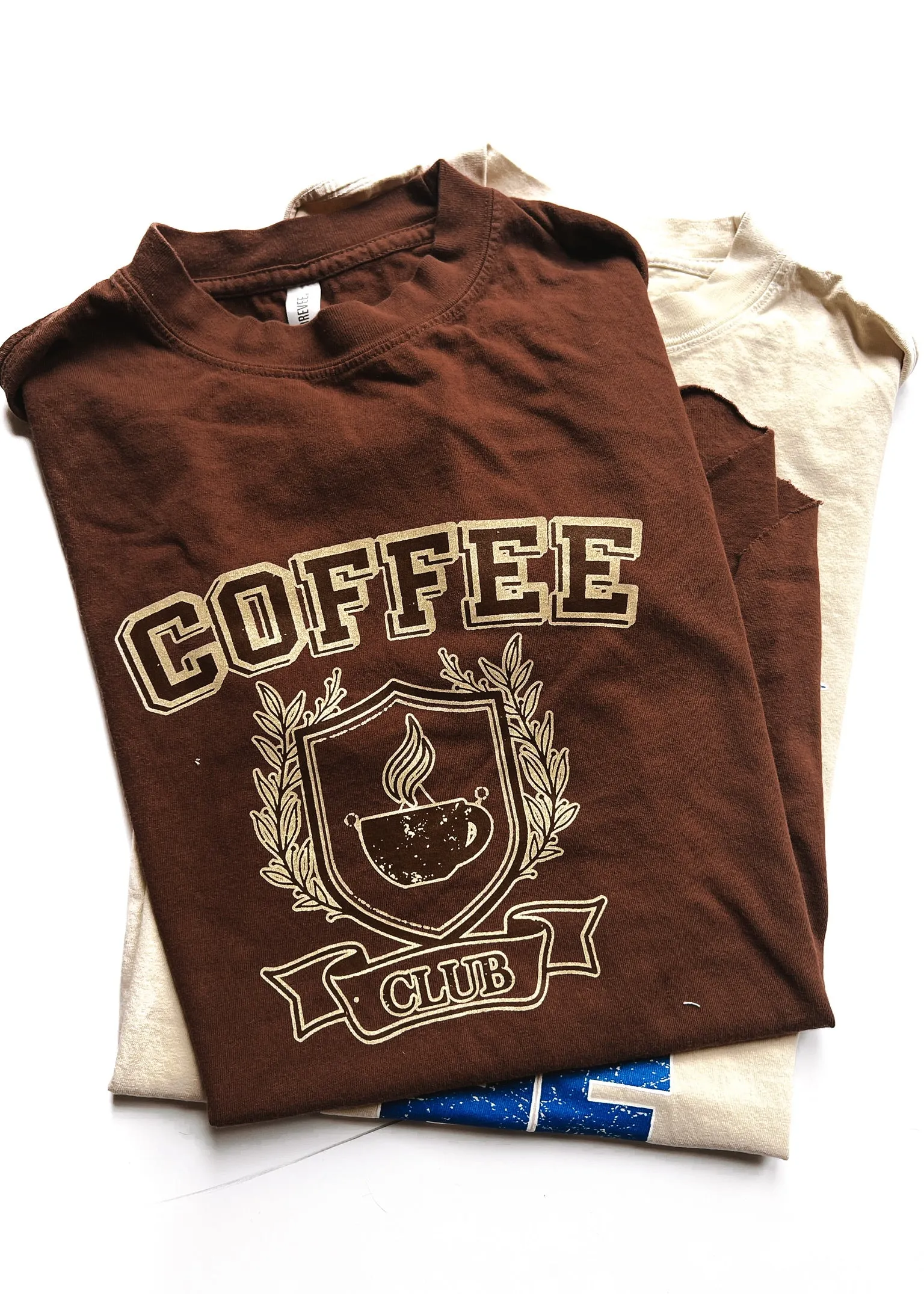 COFFEE CLUB SIDE SLIT TEE