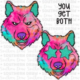 Colorful Mascot Bundle- Huskies