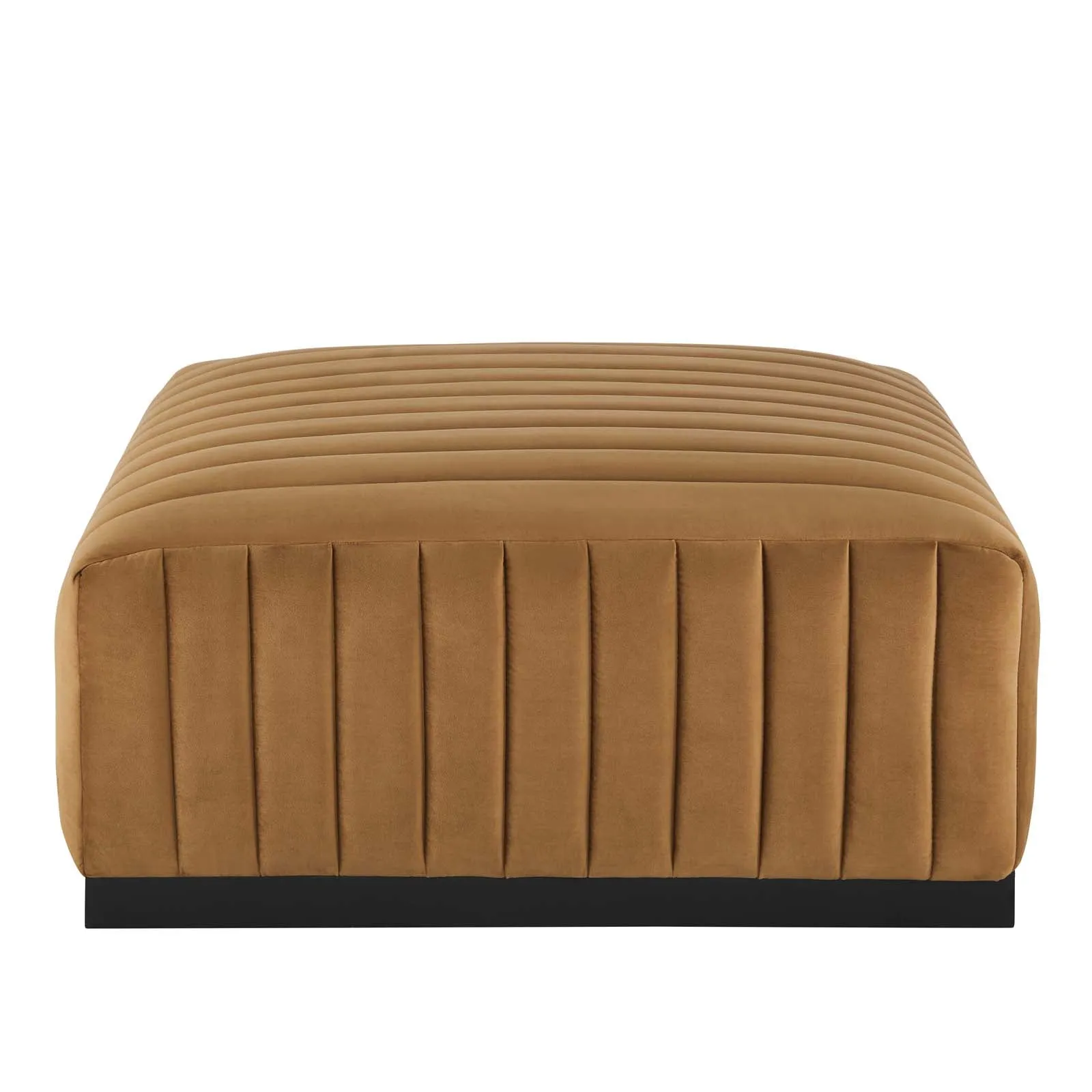 Conjure Channel Tufted Performance Velvet Ottoman by Modway