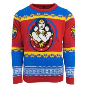 DC Wonder Woman Knitted Christmas Jumper / Sweater