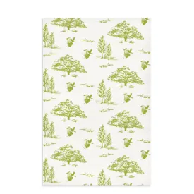 Dish Towel - Toile Green