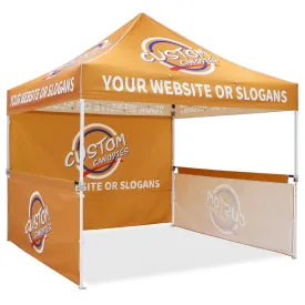 EAGLE PEAK CP100 Steel Square Leg Heavy Duty Commercial Custom Printed Canopy Tent 10x10 - CLICK TO CONFIGURE - Package Prices Start at $569.99