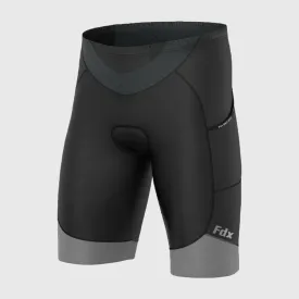 Fdx Essential Grey Men's & Boy's Padded Cycling Shorts With Pockets