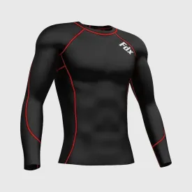 Fdx Thermolinx Red Men's & Boy's Base Layer Thermal Winter Compression Top