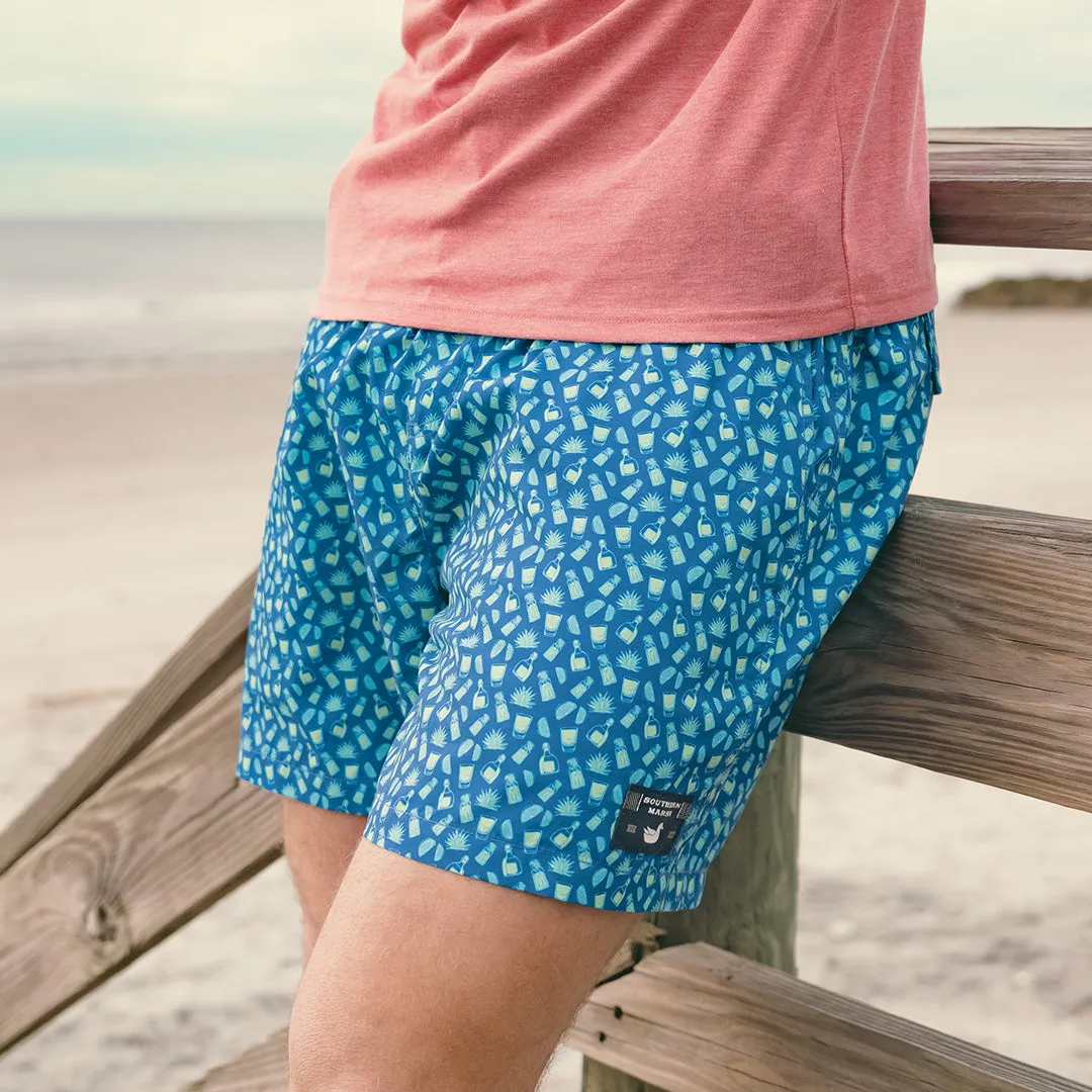 Harbor Swim Trunk - Salt & Lime