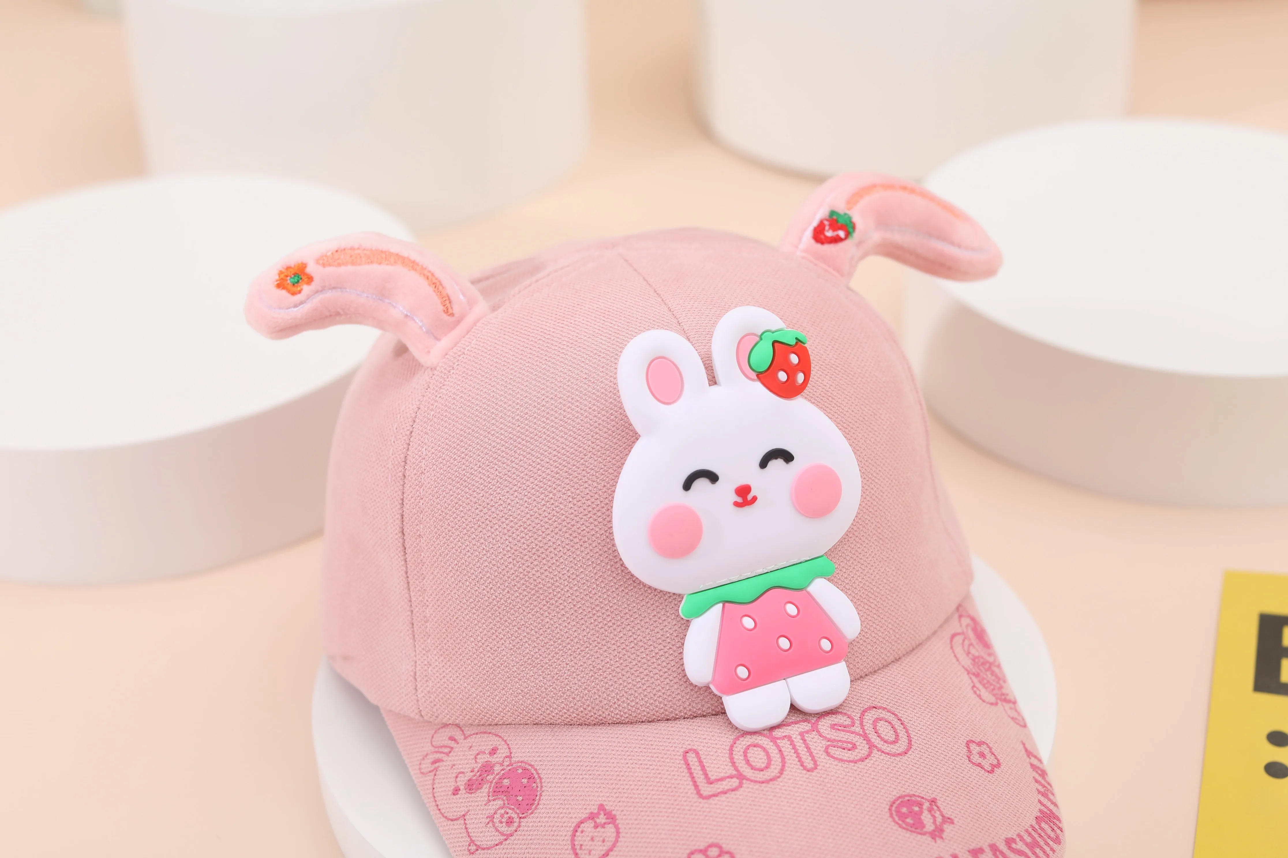 Lotso ,Bear ,Strawberry ,Cartoon ,Chic  Fancy Cap