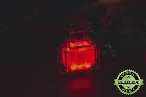 Minecraft Potion Bottle Color-Changing LED Lamp - 7.4 Inches Tall