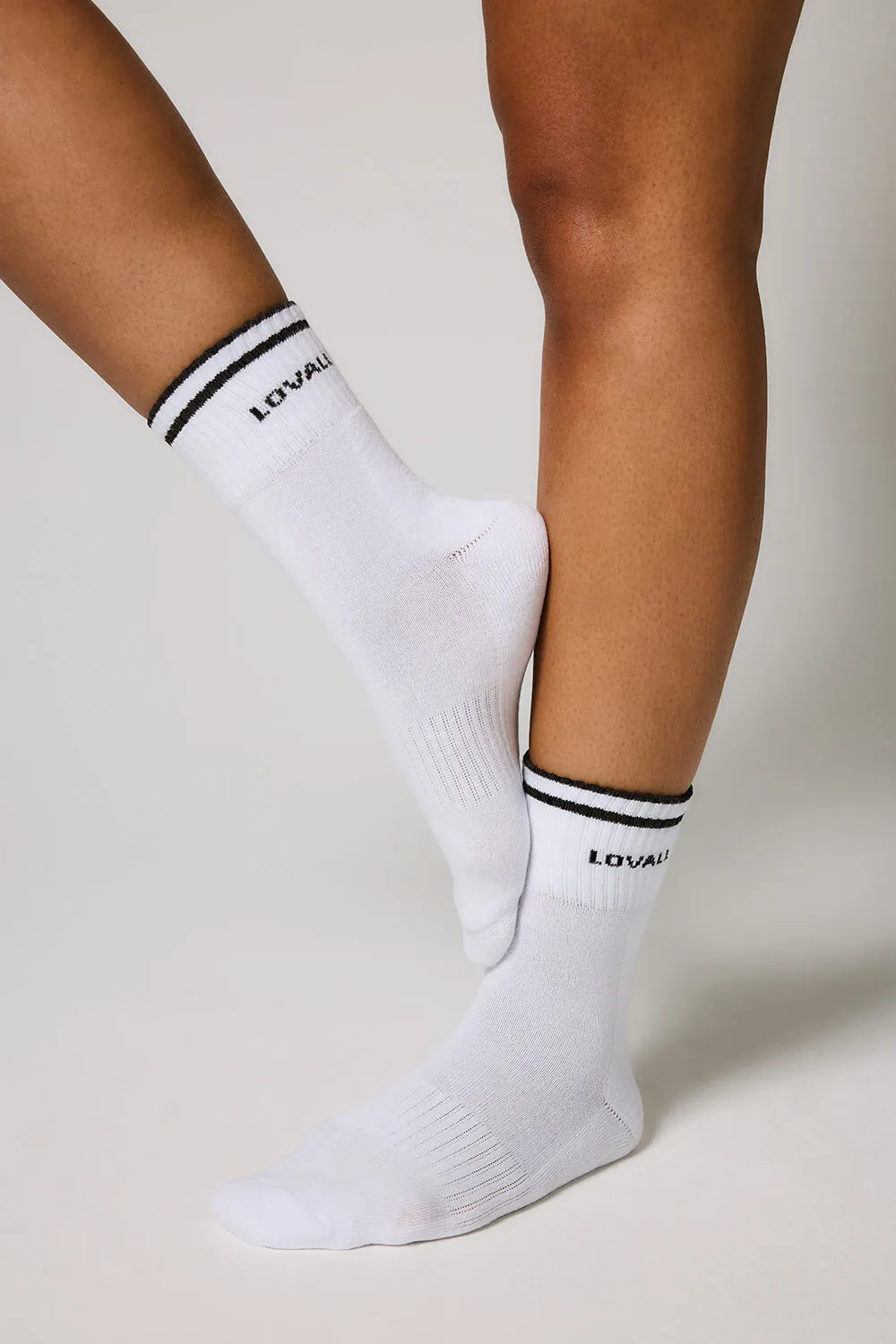 Ribbed Sports Socks - Black Coffee