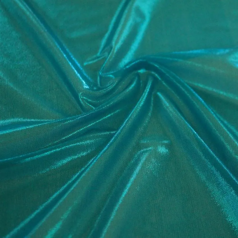 Ultrasheen Foiled Power Mesh Fabric | Blue Moon Fabrics