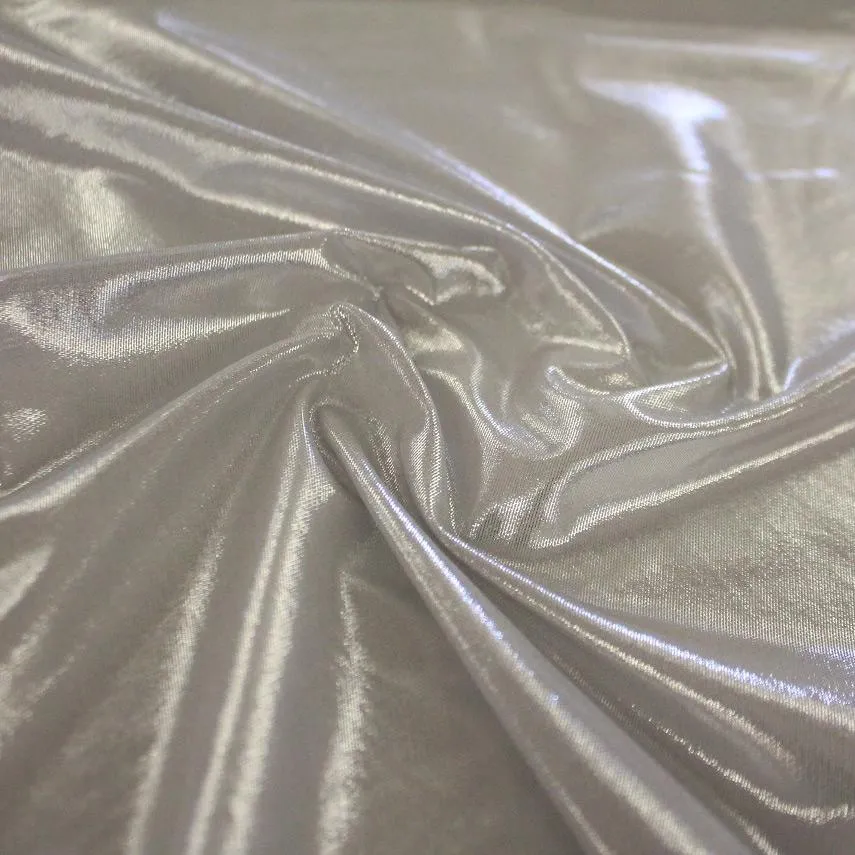 Ultrasheen Foiled Power Mesh Fabric | Blue Moon Fabrics