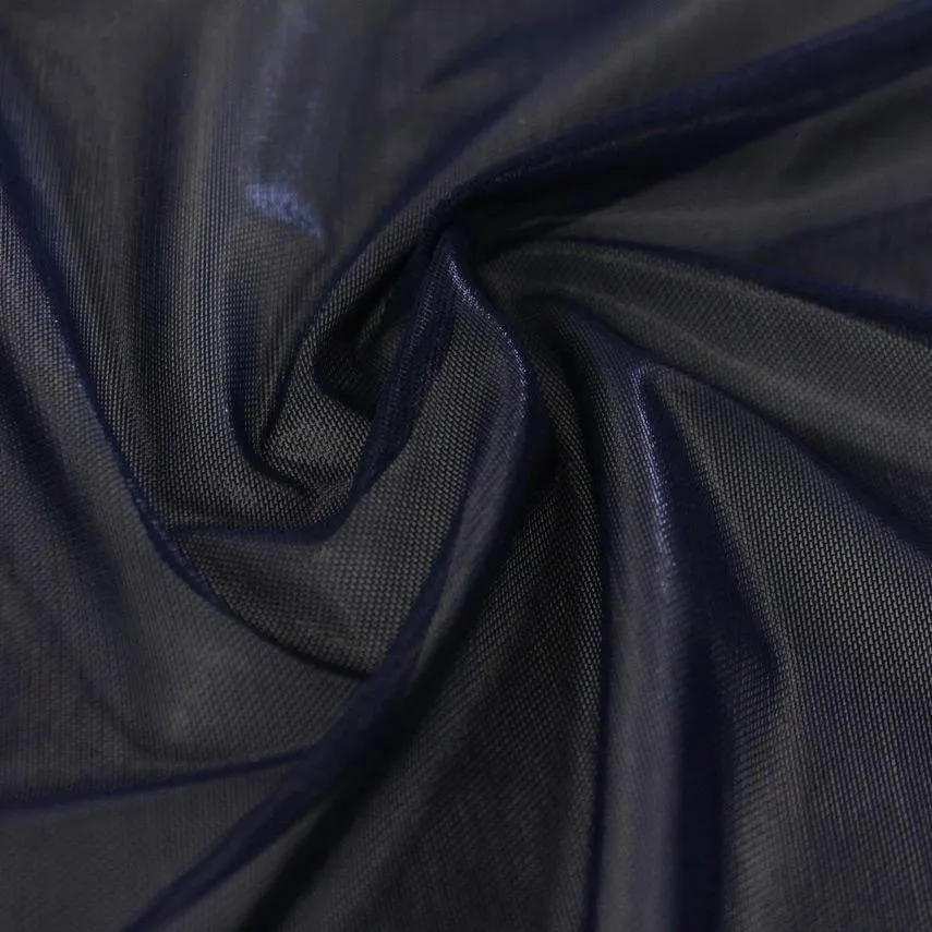 Ultrasheen Foiled Power Mesh Fabric | Blue Moon Fabrics