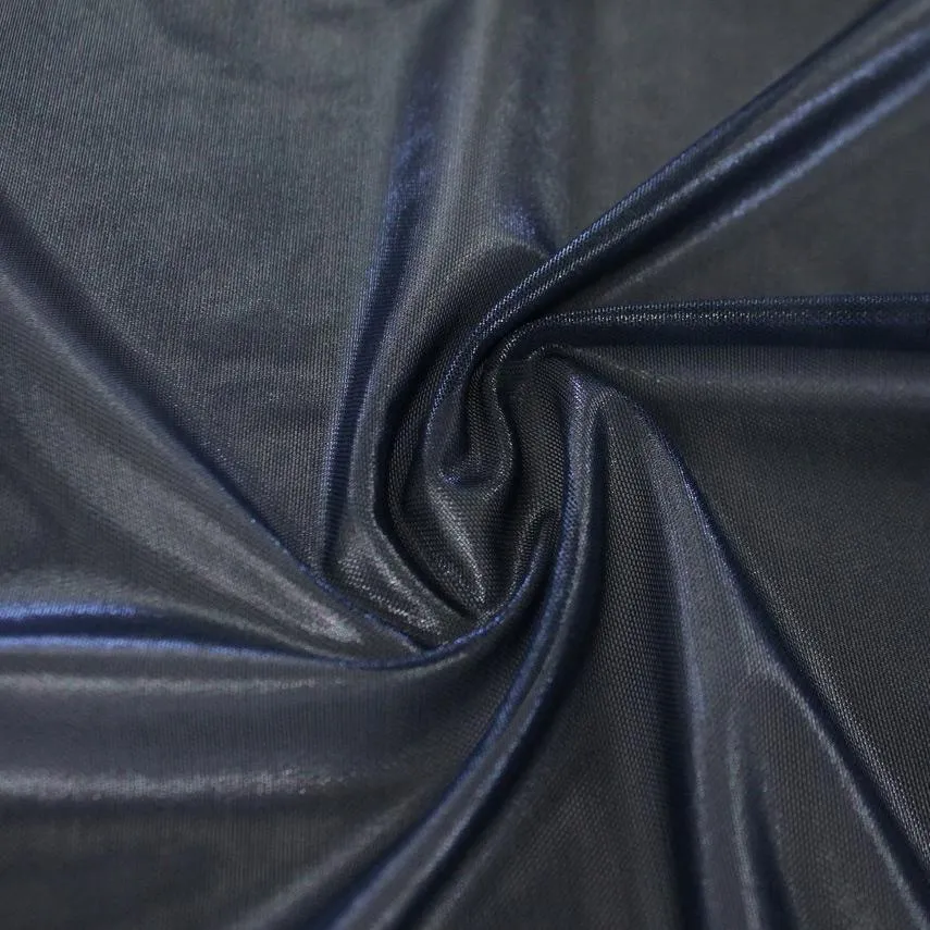 Ultrasheen Foiled Power Mesh Fabric | Blue Moon Fabrics